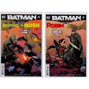 BATMAN PRELUDE TO THE WEDDING Robin/Ra's al Ghul and Nightwing/Hush HIGH GRADE